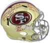 49ers Jerry Rice “Career Stat” Signed Riddell Chrome Full Size Rep Helmet BAS Sale Coupon
