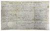 James Monroe Authentic Signed 9.25×15.5 1824 Land Grant Document PSA #AB07176 Sale Coupon