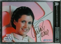 Carrie Fisher Star Wars Signed 8×10 Official Pix Photo Auto 10! BAS Slabbed Sale Coupon