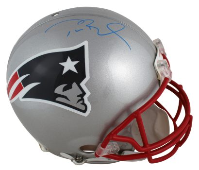 Patriots Tom Brady Authentic Signed Full Size Proline Helmet Tri Star #7845475 Sale Coupon