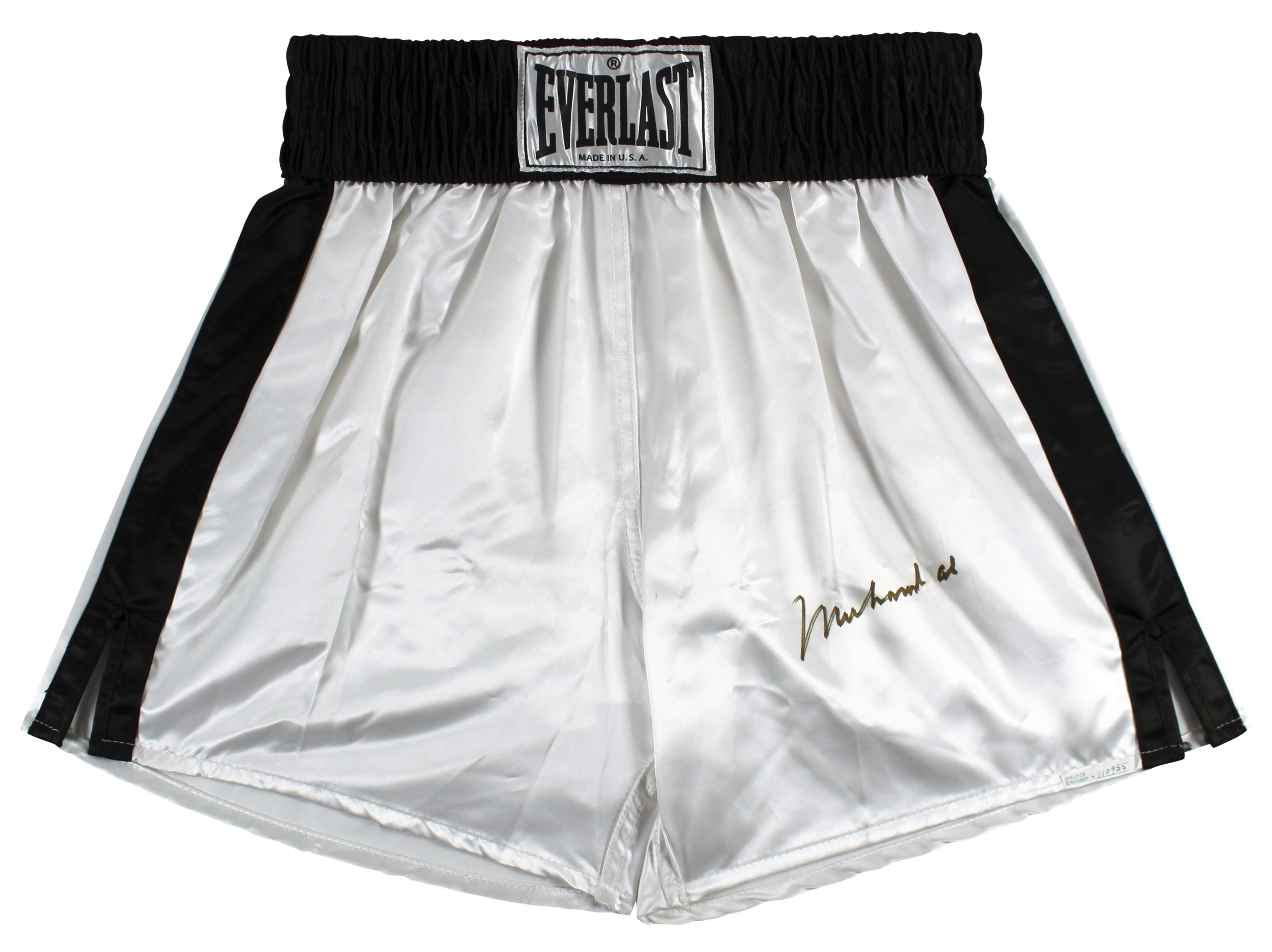 Muhammad Ali Authentic Signed White Everlast Boxing Trunks BAS #AB14662 Sale Coupon