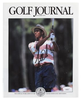 Tiger Woods Authentic Signed October 1994 Golf Journal Magazine JSA #XX49031 Sale Coupon