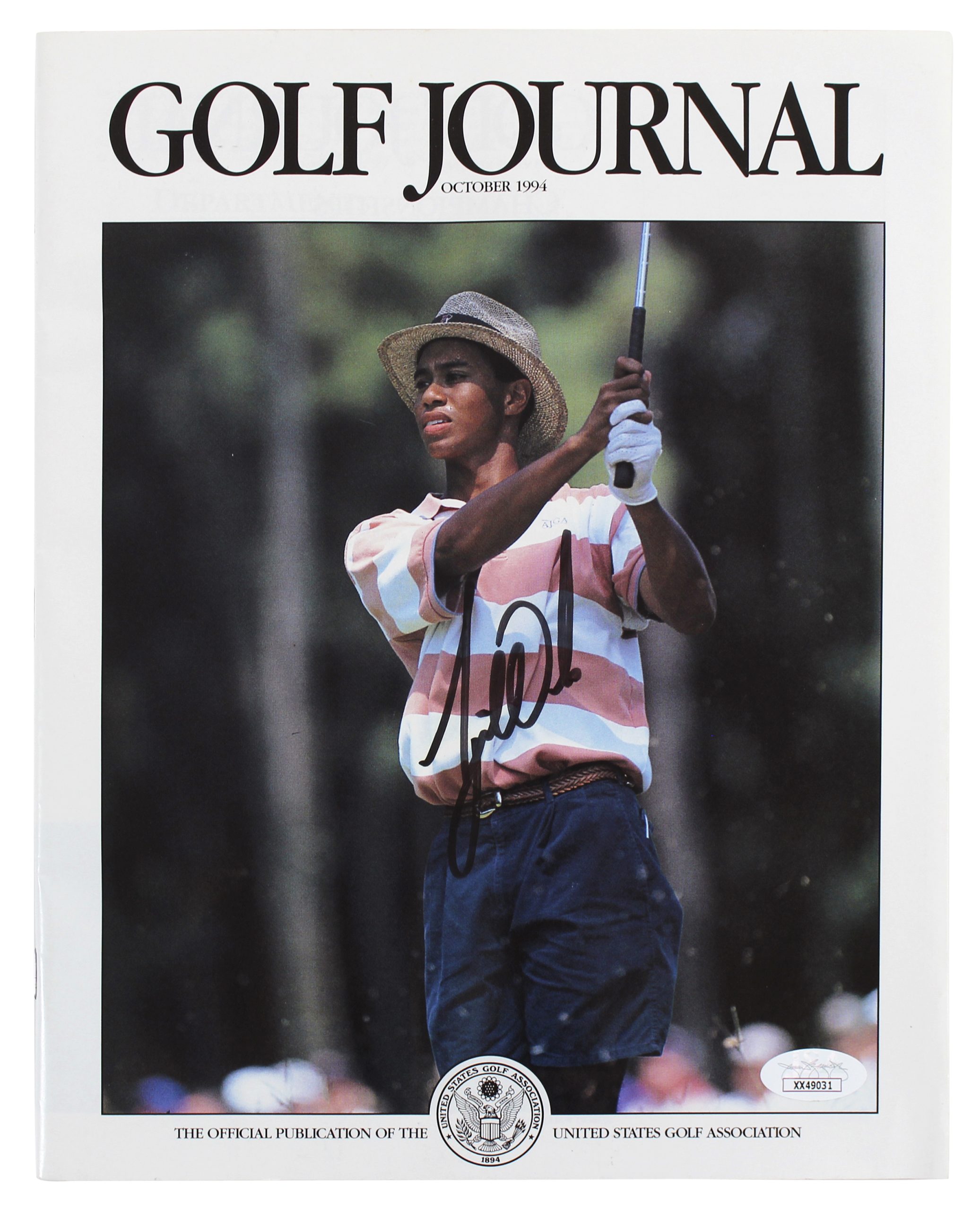 Tiger Woods Authentic Signed October 1994 Golf Journal Magazine JSA #XX49031 Sale Coupon