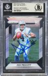 Cowboys Dak Prescott Signed 2016 Panini Prizm #231 Rookie Card BAS Slabbed Sale Coupon