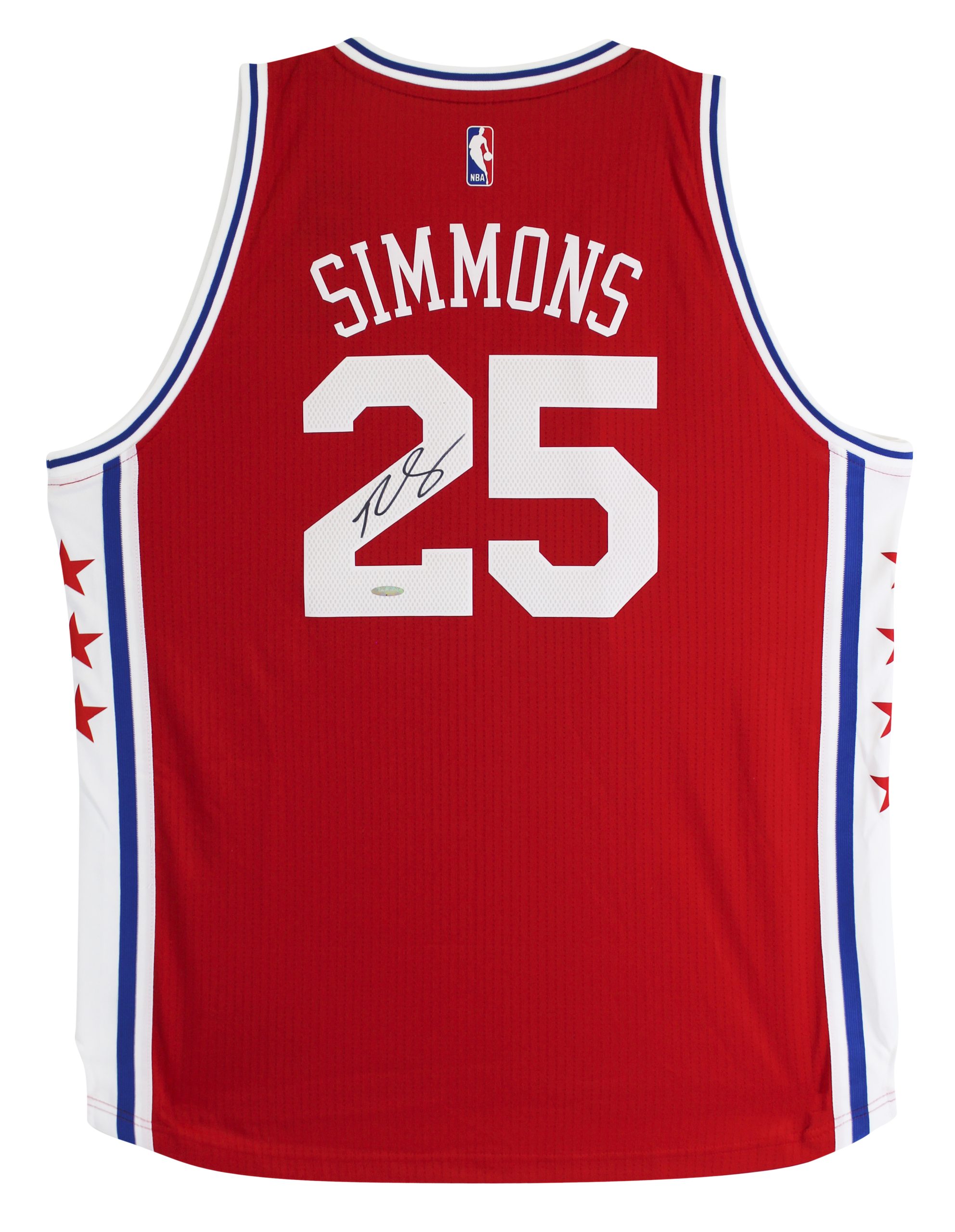 76ers Ben Simmons Authentic Signed Red Adidas Swingman Jersey UDA #BAM55872 Sale Coupon