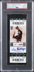 Dodgers Vin Scully Signed Final Game Full Ticket Stub Grade Auto 10! PSA Slabbed Sale Coupon