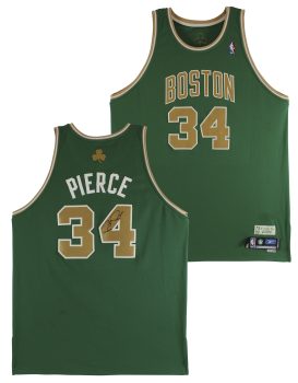 Celtics Paul Pierce Signed 2006 Green Reebok Game Issued Jersey BAS #AB77648 Sale Coupon