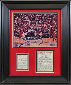 Bulls Michael Jordan Authentic Signed 8×10 Framed Photo UDA #SHO04663 Sale Coupon