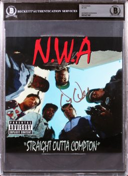 Dr. Dre N.W.A Authentic Signed 8×8 Album Flat Photo Autographed BAS Slabbed Sale Coupon