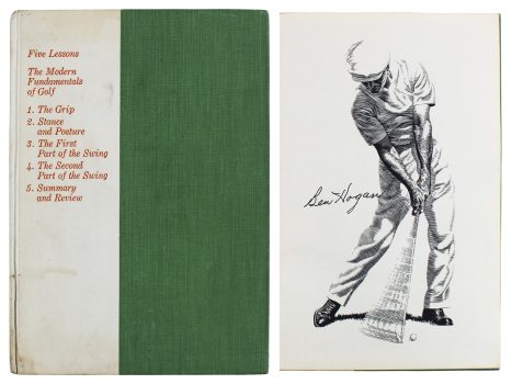 Ben Hogan Authentic Signed Five Lessons 1st Edition Hard Cover Book BAS #AB77651 Sale Coupon