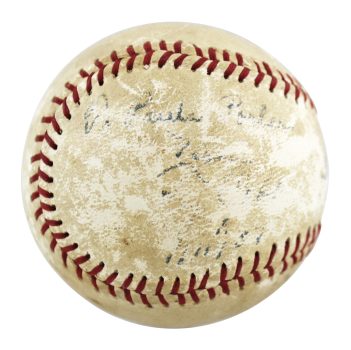 Tigers Ty Cobb “1/11/57” Authentic Signed Little League Baseball PSA #AJ01081 Sale Coupon