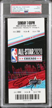 Mavericks Luka Doncic Signed 2020 NBA All-Star Game Full Ticket Stub PSA Slabbed Sale Coupon
