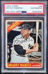 Yankees Mickey Mantle Authentic Signed 1966 Topps #50 Card PSA/DNA Slabbed Sale Coupon