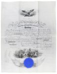 Andrew Johnson Signed 15.75×19.75 1868 Military Appointment BAS #AB77735 Sale Coupon