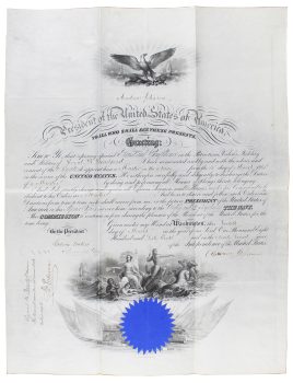 Andrew Johnson Signed 15.75×19.75 1868 Military Appointment BAS #AB77735 Sale Coupon