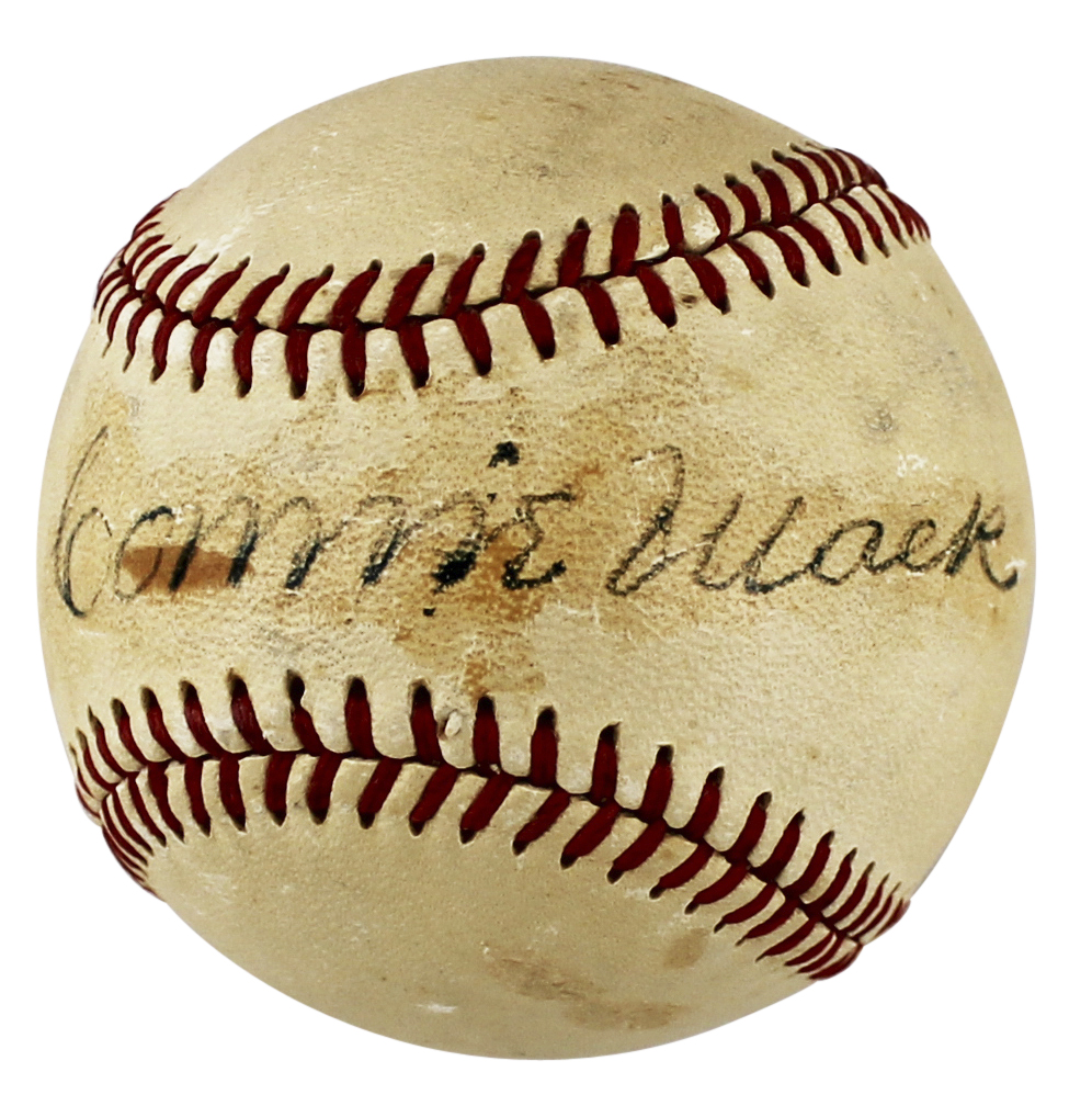 A’s Connie Mack Authentic Signed Reach Official League Baseball JSA #BB70388 Sale Coupon