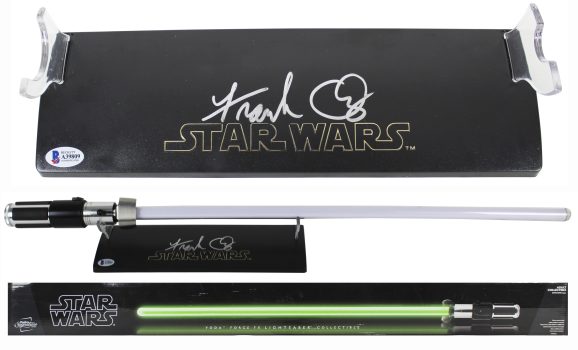 Frank Oz Star Wars Authentic Signed Yoda Force FX Lightsaber BAS #A39809 Sale Coupon