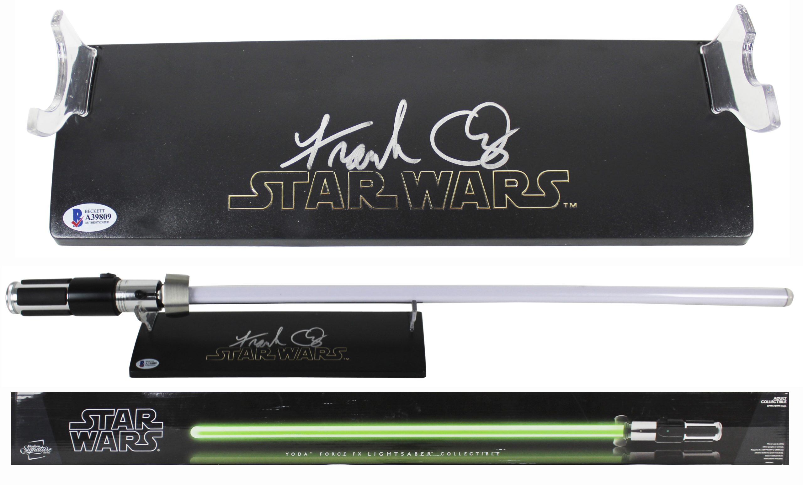 Frank Oz Star Wars Authentic Signed Yoda Force FX Lightsaber BAS #A39809 Sale Coupon