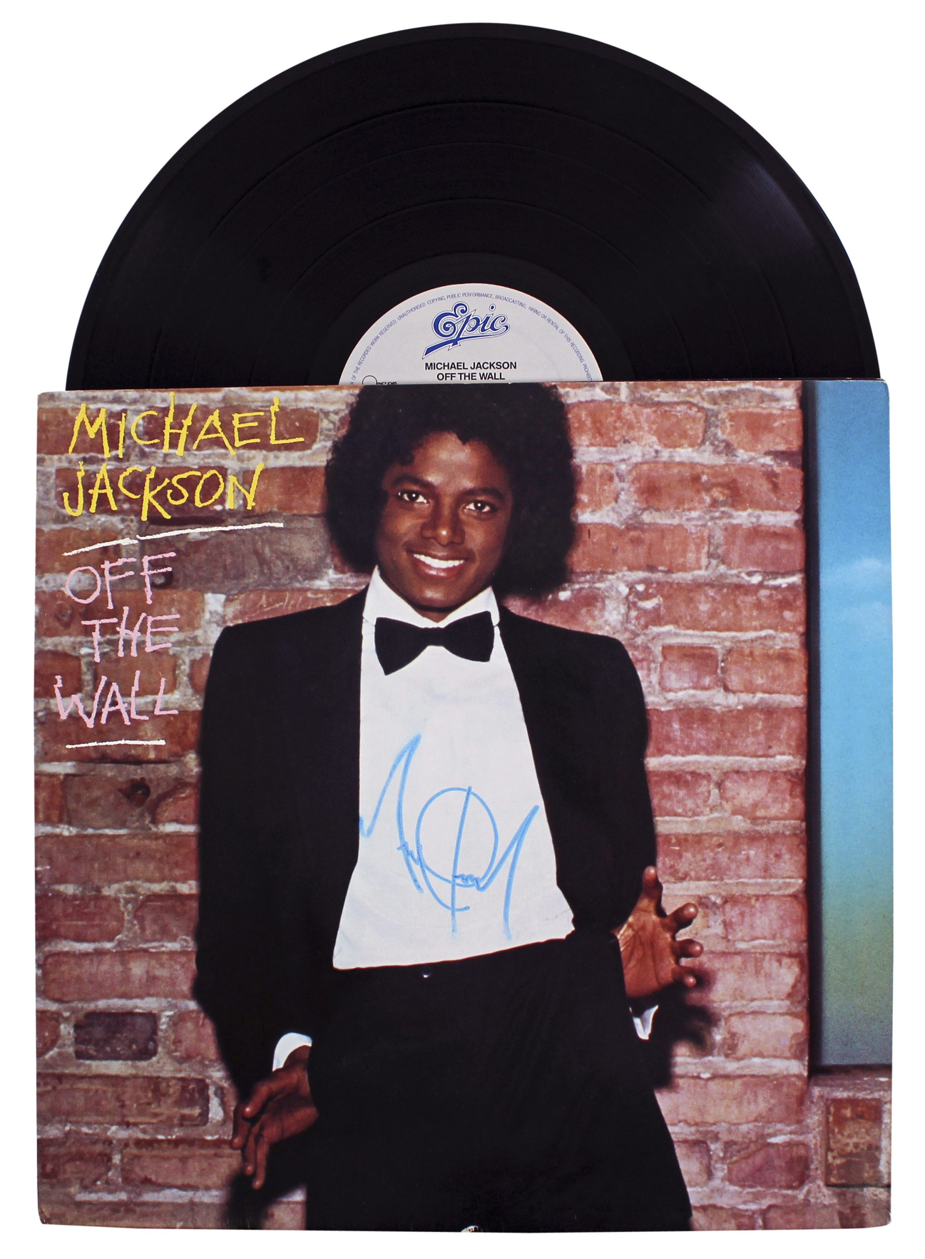 Michael Jackson Authentic Signed Off The Wall Album Cover JSA #BB39612 Sale Coupon