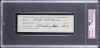 Walt Whitman Authentic Signed 1.5×5.25 Cut Signature Auto Graded 10! PSA Slabbed Sale Coupon