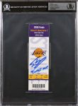 Shaquille O’Neal Finals MVP Signed 2000 Finals GM 2 Ticket Stub Auto 10 BAS Slab Sale Coupon