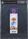 Shaquille O’Neal Finals MVP Signed 2000 Finals GM 1 Ticket Stub Auto 10 BAS Slab Sale Coupon