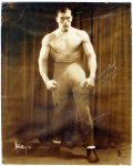 Primo Carnera Authentic Signed 1931 13×16.5 Vintage Sepia Photo JSA #BB36794 Sale Coupon