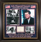 John F. Kennedy “Many Thanks” Authentic Signed & Framed Envelope BAS #AB14595 Sale Coupon