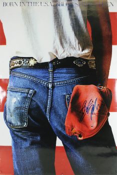 Bruce Springsteen Authentic Signed 24×36 Born In The U.S.A. Poster PSA #AA05334 Sale Coupon