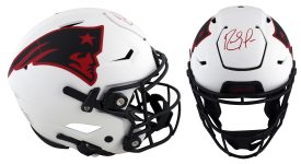 Patriots Randy Moss Signed Lunar Speed Flex Full Size Helmet BAS Witnessed Sale Coupon