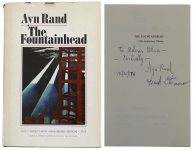 Ayn Rand  Authentic Signed The Fountainhead 25th Anniversary Hard Cover Book BAS Sale Coupon