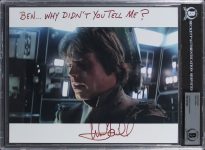 Mark Hamill Star Wars “Ben…Why Didn’t You Tell Me?” Signed 8×10 Photo BAS Slab Sale Coupon