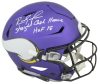 Vikings Randy Moss “SCH HOF 18” Signed Speed Flex Full Size Helmet BAS Witnessed Sale Coupon
