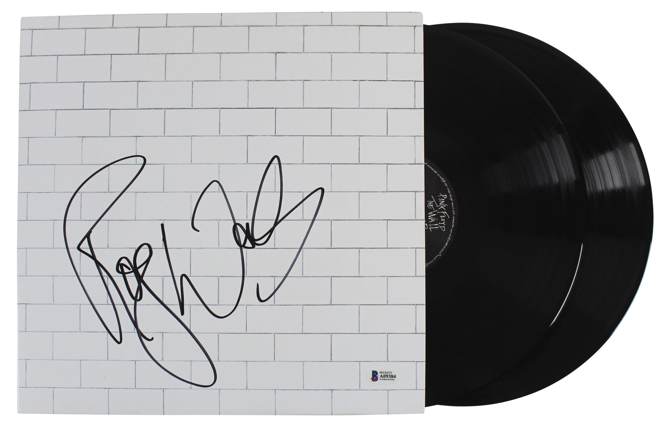 Roger Waters Pink Floyd Signed The Wall Album Cover W/ Vinyl BAS #A09384 Sale Coupon
