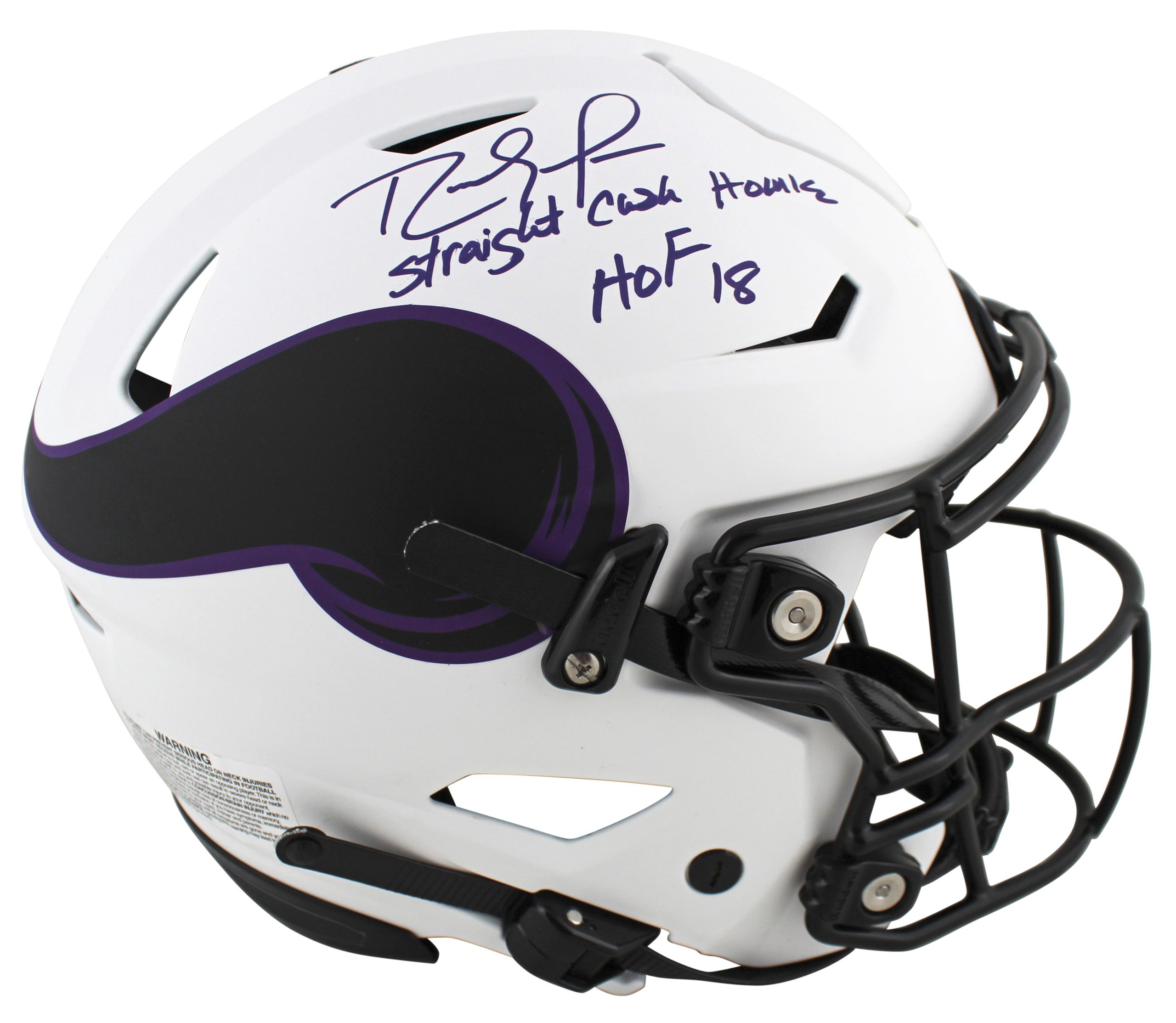 Vikings Randy Moss “SCH HOF 18” Signed Lunar Speed Flex Full Size Helmet BAS Wit Sale Coupon