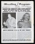 (20) Shawn Michaels Hacksaw Jim Duggan +18 Signed Houston Program & Contract BAS Sale Coupon