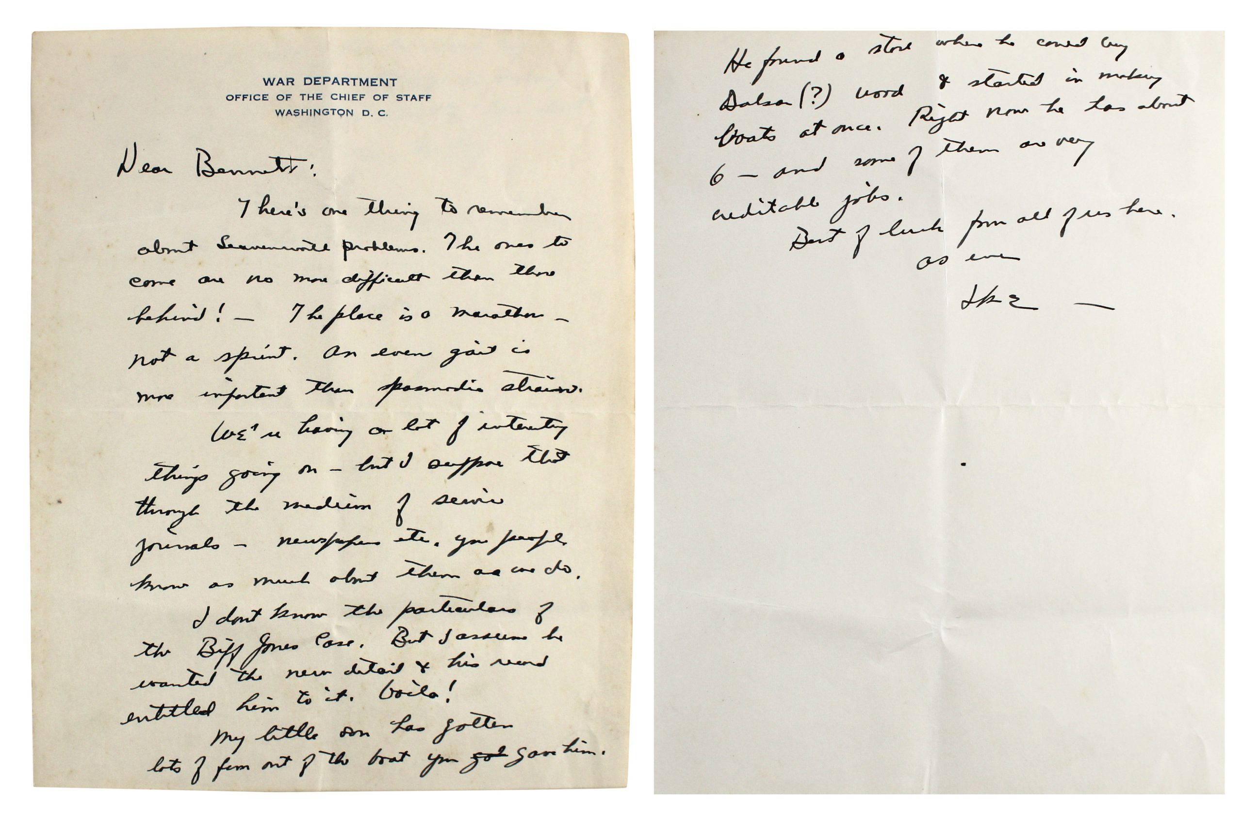 Dwight D. Eisenhower Signed 6.85×8.85 Handwritten Letter BAS #AB14553 Sale Coupon