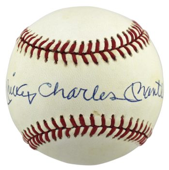 Yankees Mickey Charles Mantle Authentic Signed Oal Baseball JSA #BB32645 Sale Coupon
