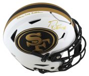 49ers George Kittle “SCK” Signed Lunar Speed Flex Full Size Helmet BAS Witnessed Sale Coupon