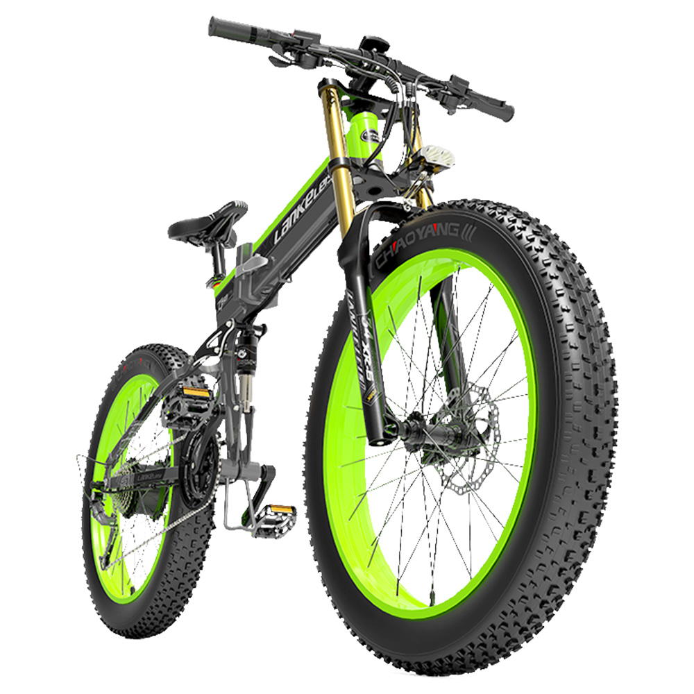 LANKELEISI T750 Plus Big Fork Electric Bike 175Ah Battery Green Sale Coupon