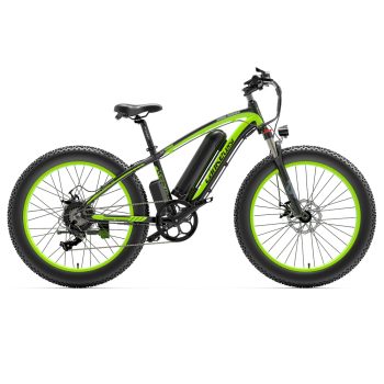 LANKELEISI XF4000 Electric Bike 48V 1000W Motor 16Ah Battery Green Sale Coupon