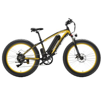 LANKELEISI XF4000 Electric Bike 48V 1000W Motor 16Ah Battery Yellow Sale Coupon