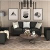 3seat  2seat  1seat Linen Upholstered Sofa Set Black Sale Coupon