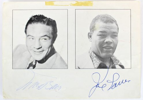 Joe Louis & Max Baer Authentic Signed 5×7 Boxing Promo Photo JSA #Y78155 Sale Coupon