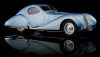 Diecastmodelswholesale 1937-1939 Talbot Lago T150 SS Figoni & Falaschi Teardrop Coupe RHD (Right Hand Drive) Blue Metallic with Red Interior 1/18 Diecast Model Car by CMC Sale Coupon