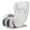 PU Leather Heated Massage Chair with Bluetooth Speaker Beige Sale Coupon
