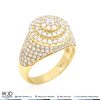 WJD Exclusives 2.75Ct Natural Diamond Signet Ring 14K Solid Yellow Gold VVS1-VVS2 Sale Coupon