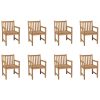 Outdoor Chairs 8 pcs Solid Teak Wood Sale Coupon