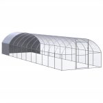 Outdoor Chicken Coop 3x12x2 m Galvanised Steel Sale Coupon