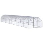 Outdoor Chicken Coop 3x16x2 m Galvanised Steel Sale Coupon